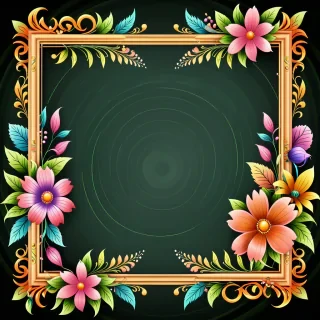 floral frames