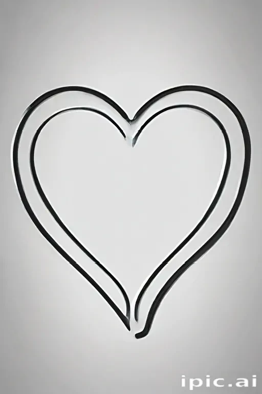 outline heart png