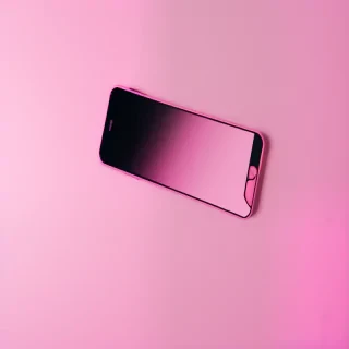 pink background phone