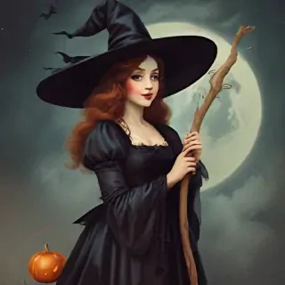 vintage witch images