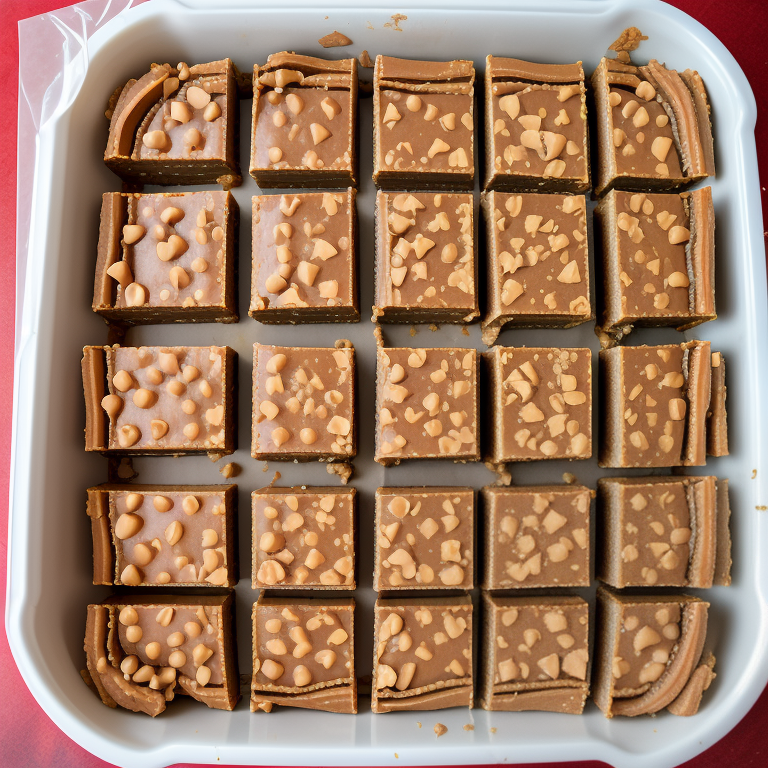 school lunch peanut butter bars
