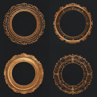 circle frame clipart