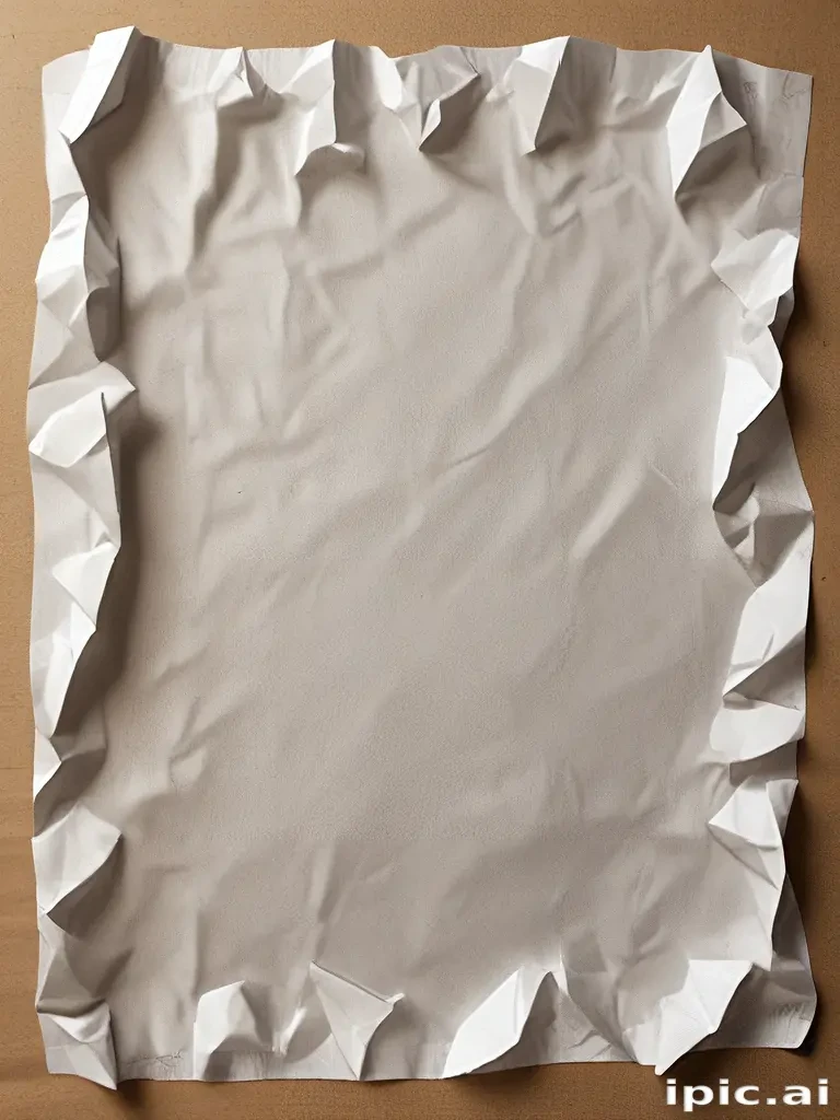 crumpled paper overlay