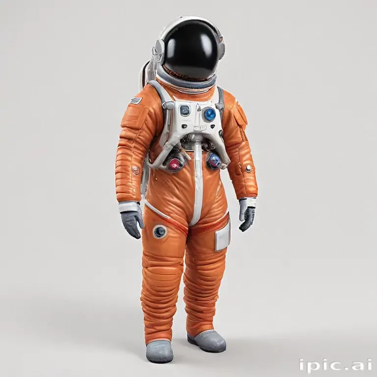 cartoon transparent astronaut suit