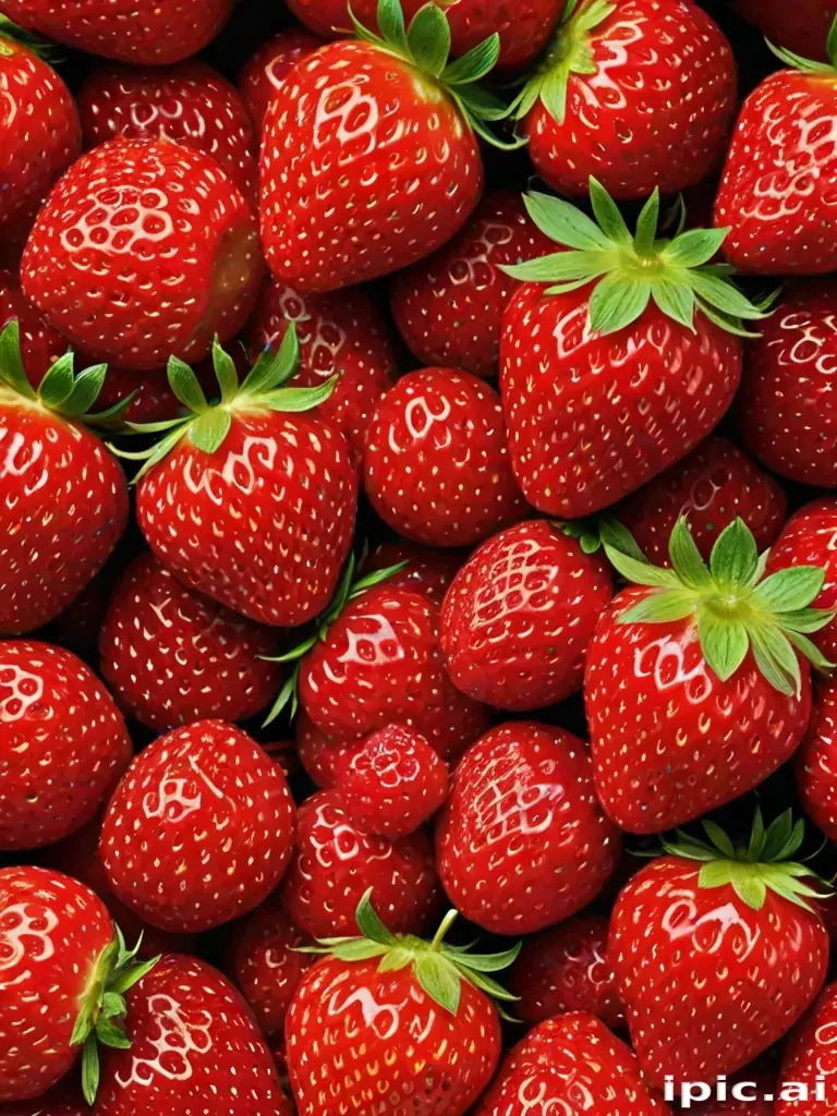 strawberry wallpaper iphone