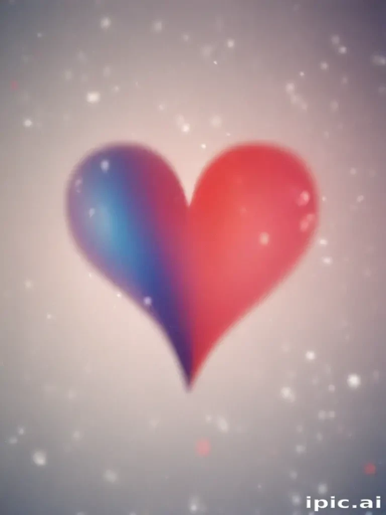blurred heart
