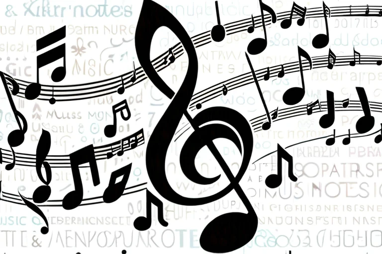 music notes png transparent