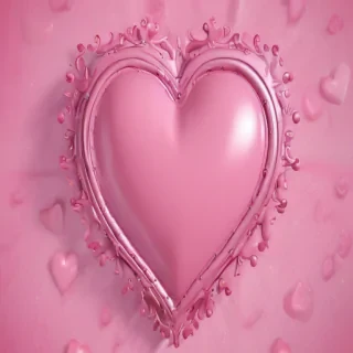 pink heart background
