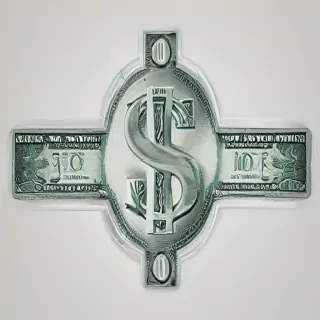 transparent dollar sign