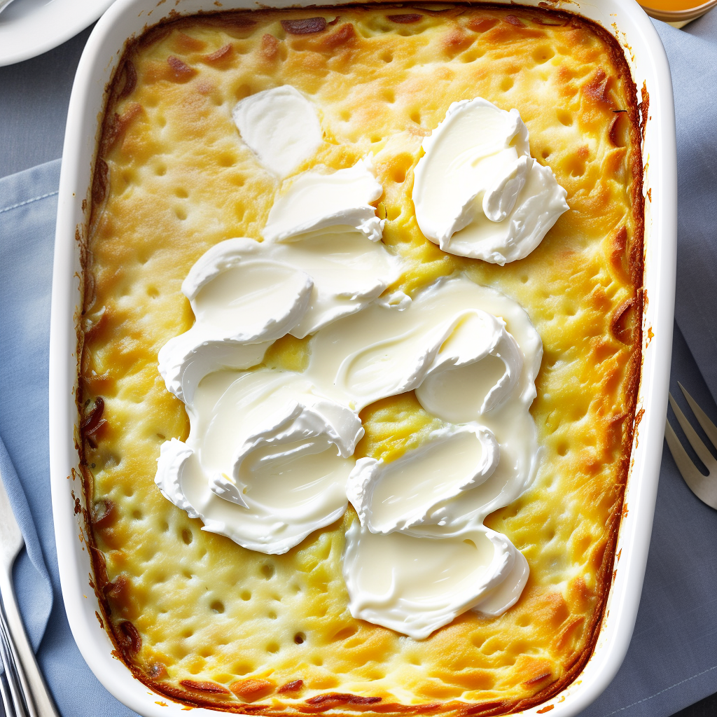 breakfast casserole with cream cheese