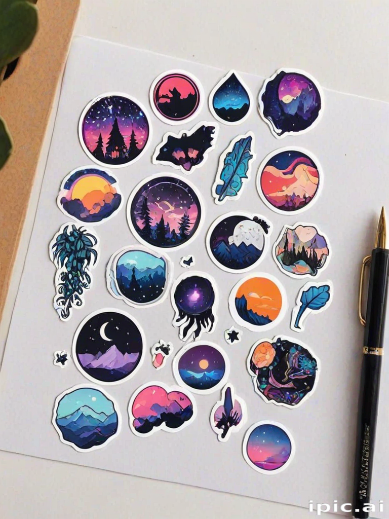 asthetic stickers