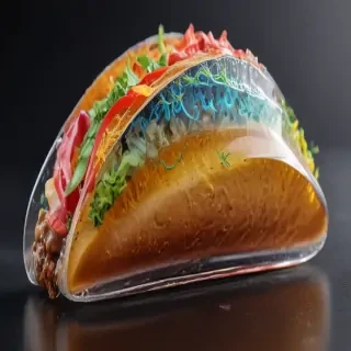 transparent taco