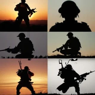 soldier silhouette