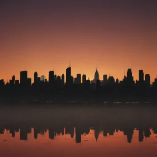 city silhouette png