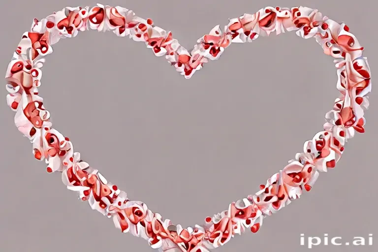 heart border png aesthetic