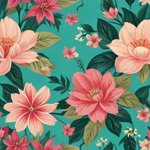 floral computer background