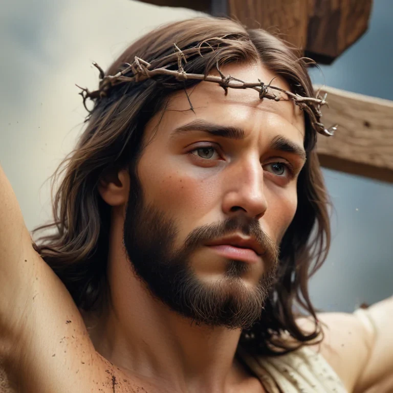 a picture of jesus on the cross