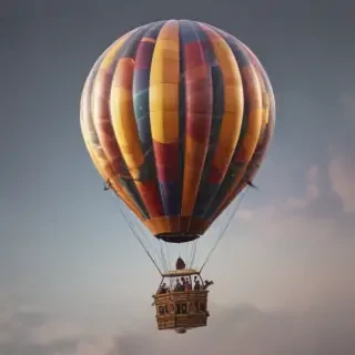 hot air balloon png