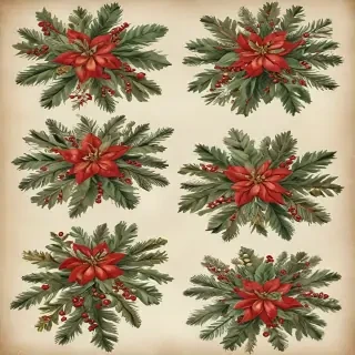 free printable vintage christmas images