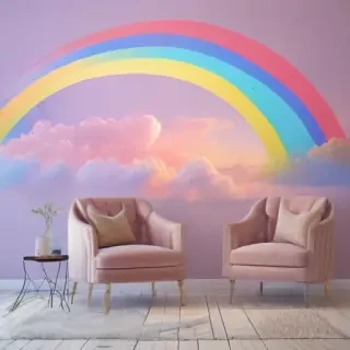 rainbow pastel wallpaper