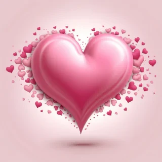 pink hearts png