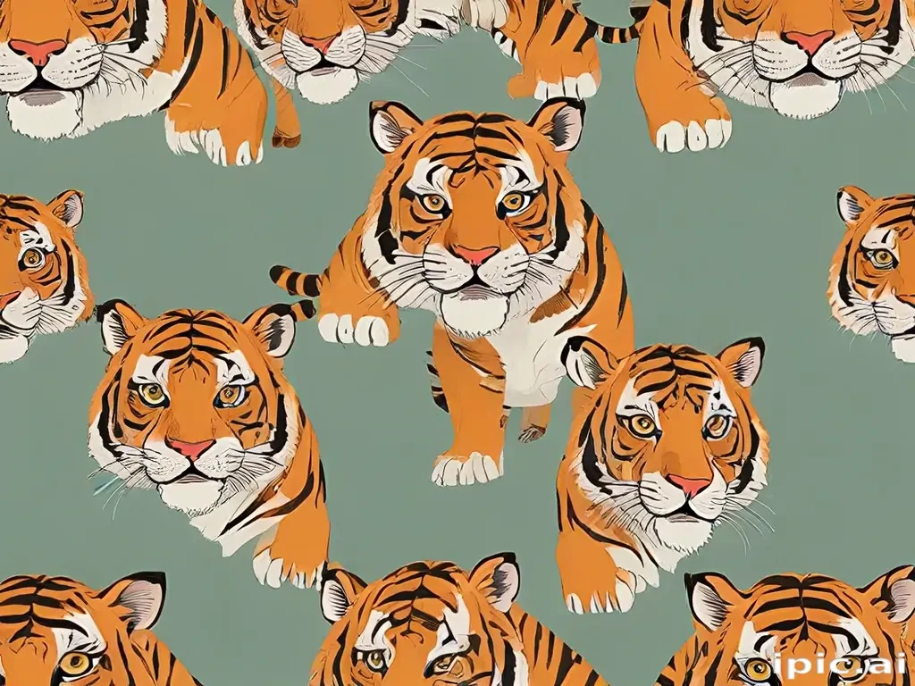 tiger cartoon tiger