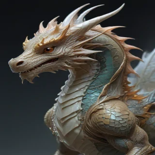 transparent dragon