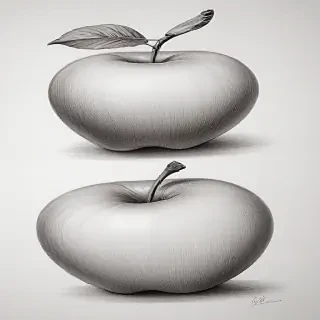 apple drawings