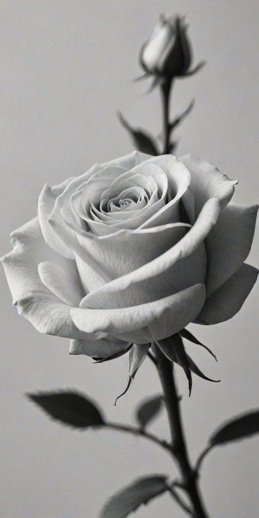rose pictures in black and white
