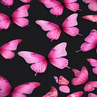 pink butterflies png