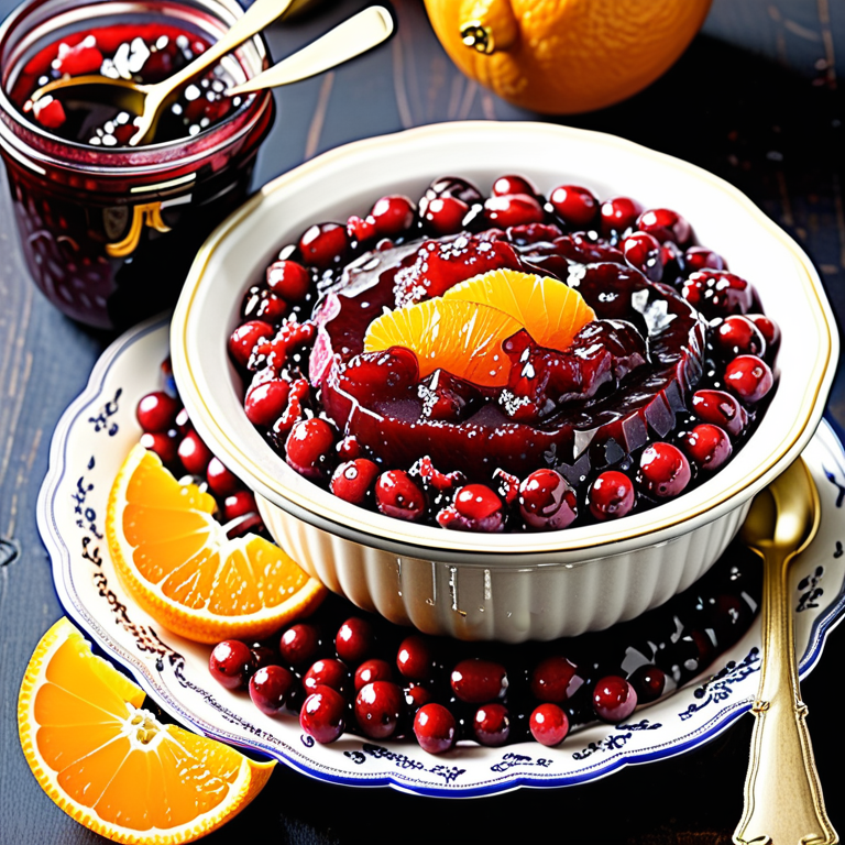 cranberry sauce with orange marmalade