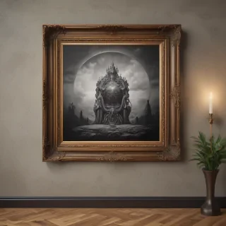 framed art mockup