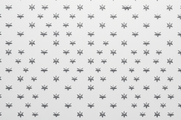 Create a seamless pattern of small, evenly spaced silver arrows on a light gray background, captured with a Canon EOS R5, 50mm lens, f/8 aperture, ISO 100, and a top-down view to enhance clarity and details.