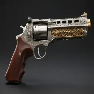gun no background