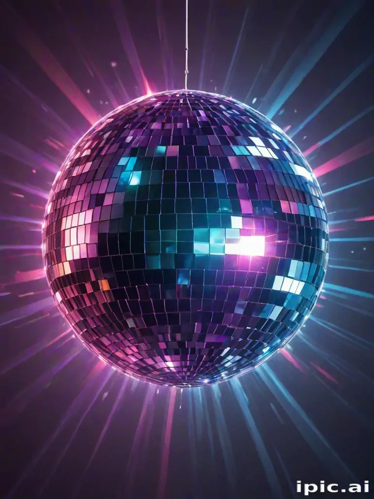 transparent background disco ball png