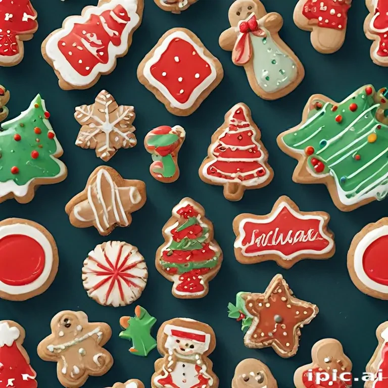 clip art christmas cookies