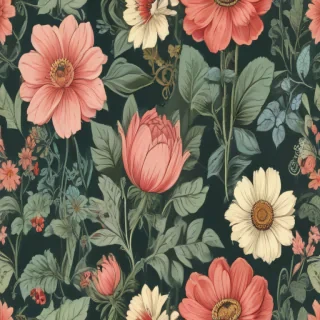 vintage flower illustration