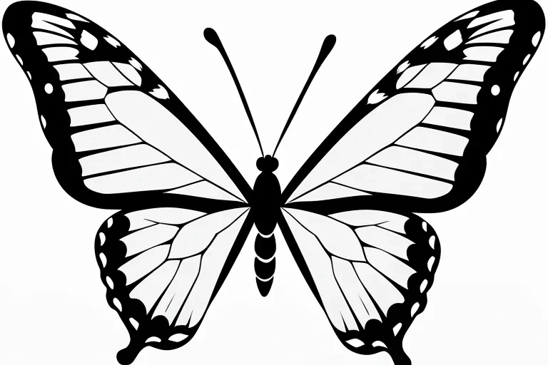 butterfly png outline