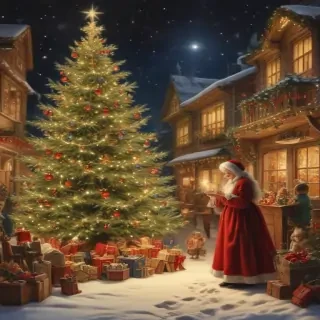 vintage christmas images to print