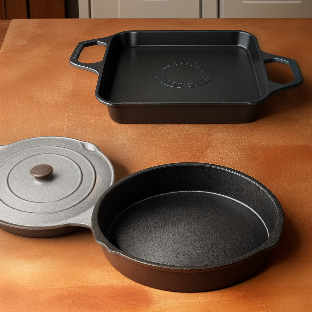 cast iron loaf pan with lid
