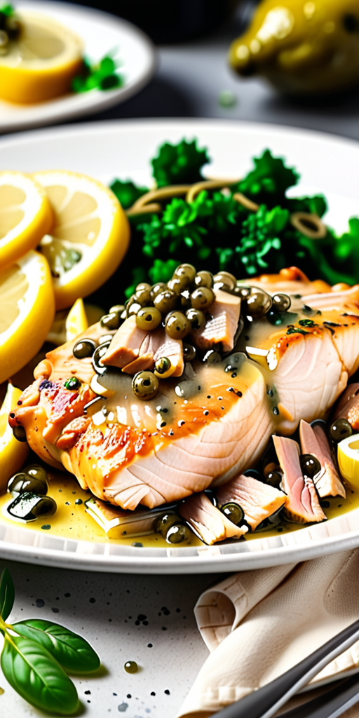 what to eat with chicken piccata