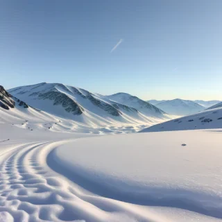 transparent snow