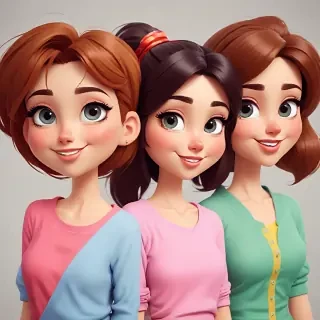 cartoon girs