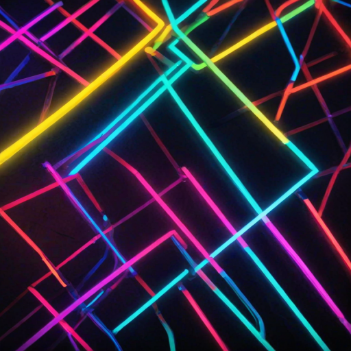 neon colorful background