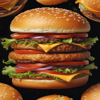 hamburger drawing