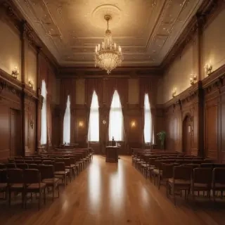 court room background