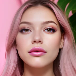 pink lips png