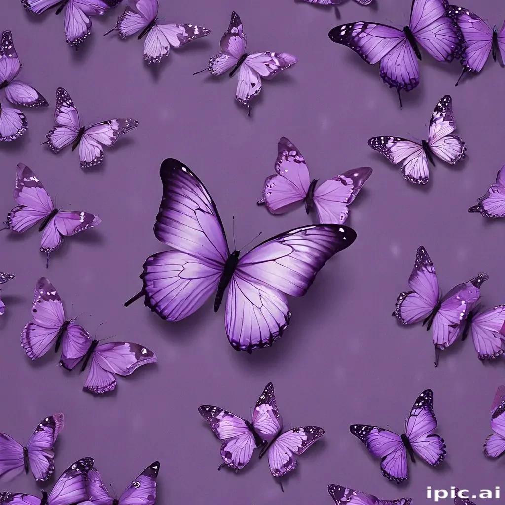 purple butterfly wallpaper aesthetic