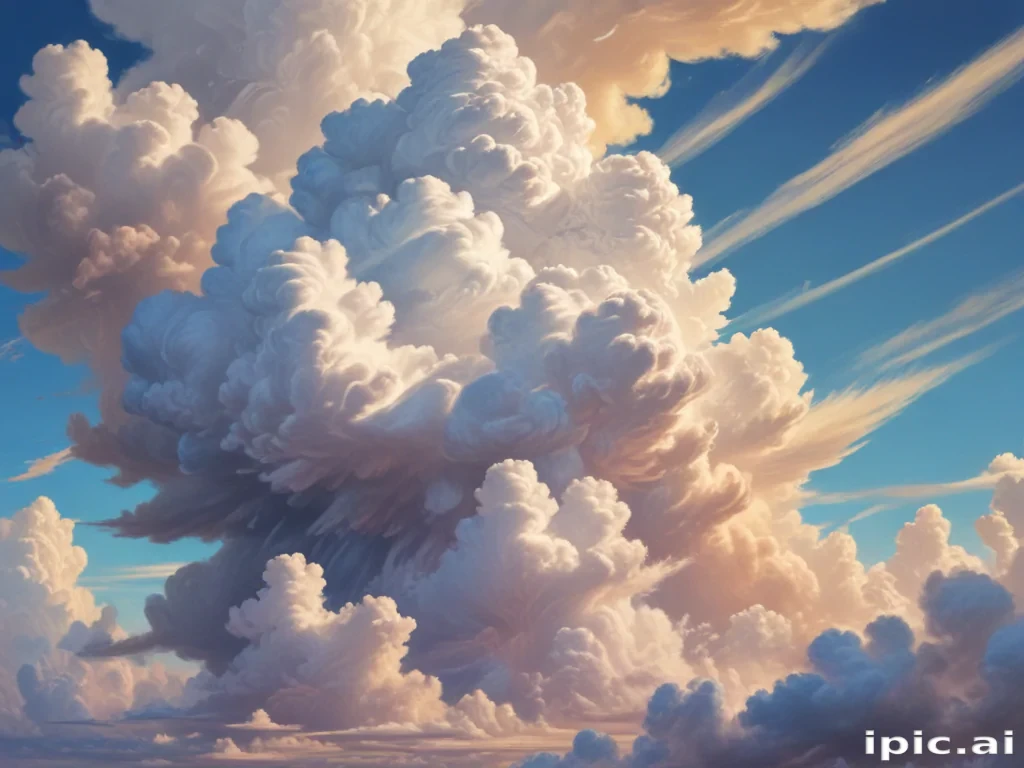 cartoon cloud drawing