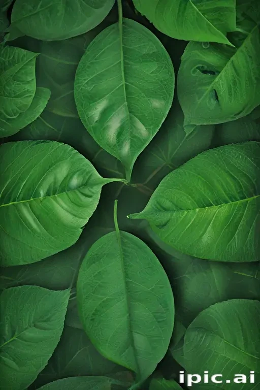 green leaf background